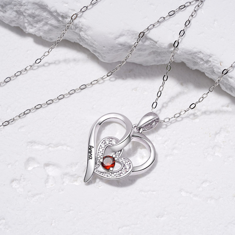 Double Love Necklace image number 3
