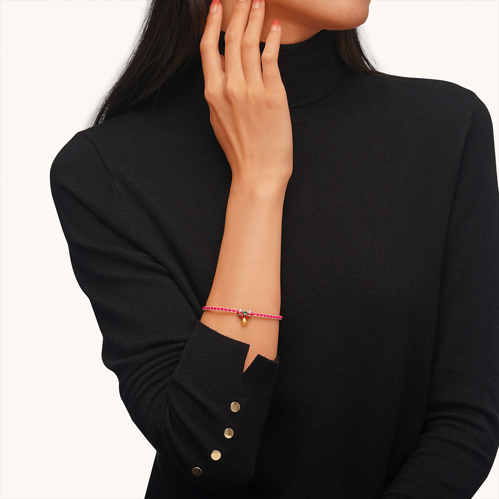 Pink-red Basic Bracelet image number 3