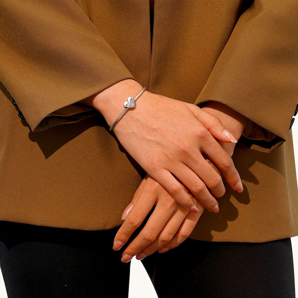 Engravable Heart Charm image number 1