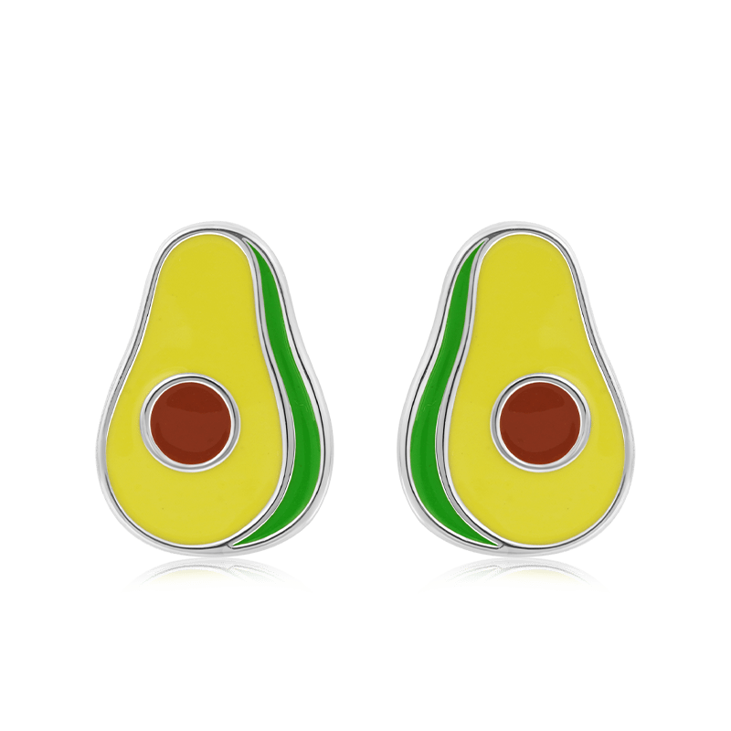 Avocado Stud Earrings image number 0