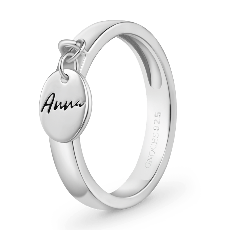 Engravable Simple Ring image number 1