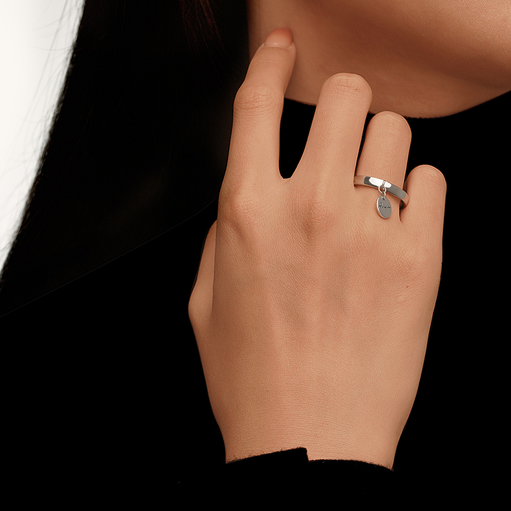 Engravable Simple Ring image number 4