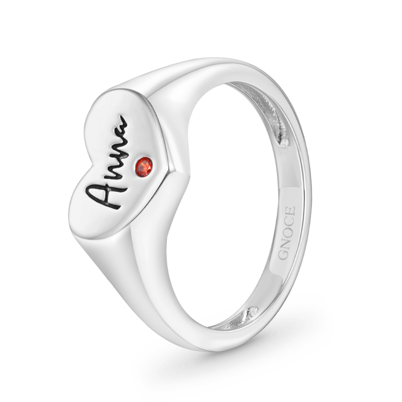 Heart Signet Ring image number 2