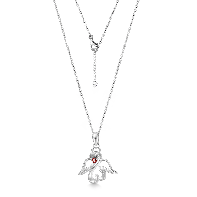 Angel Love Wings Necklace image number 2