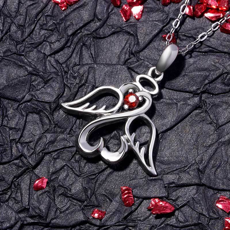 Angel Love Wings Necklace image number 3