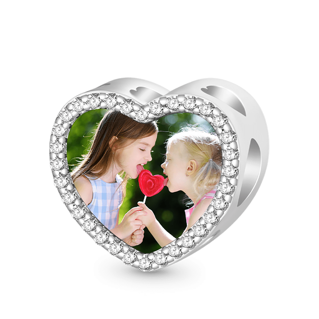 "Soul sisters" Photo Heart Charm image number 1
