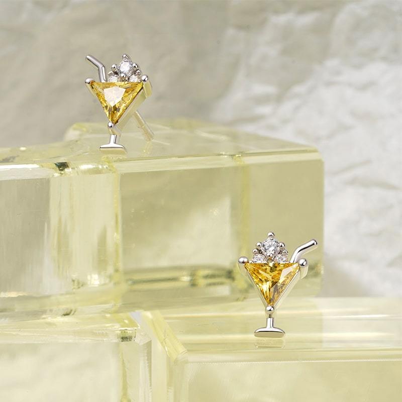 Cocktail Stud Earrings image number 2