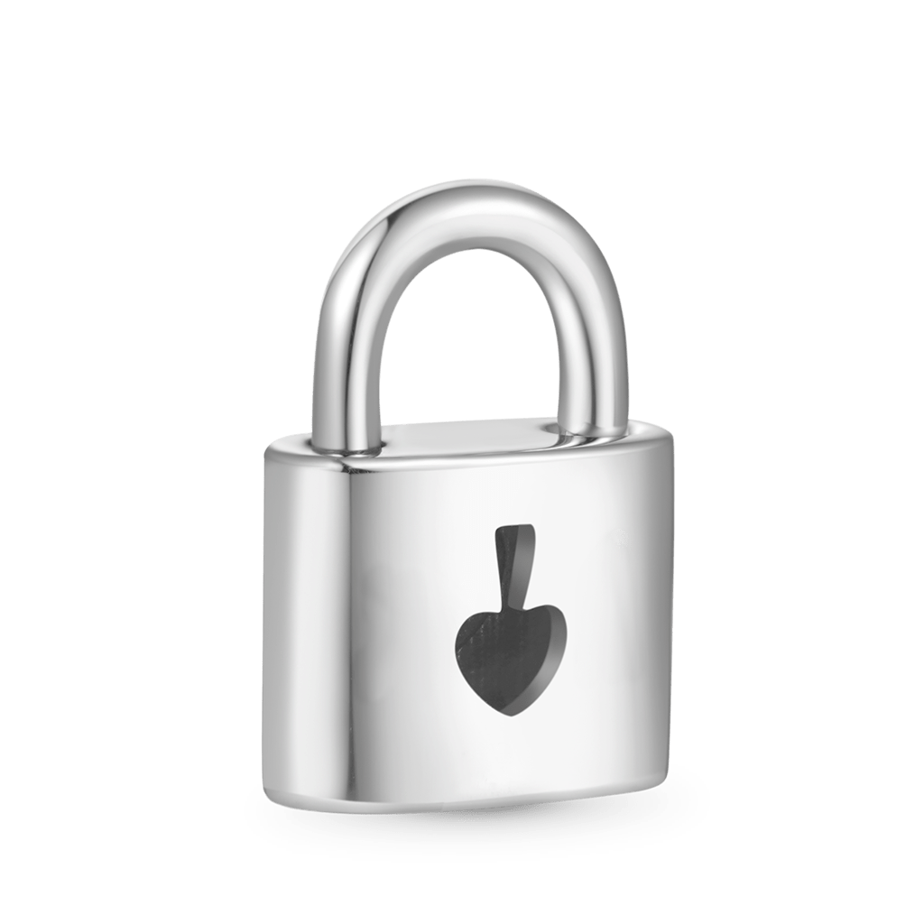 Openable Silver Lock Charm image number 2