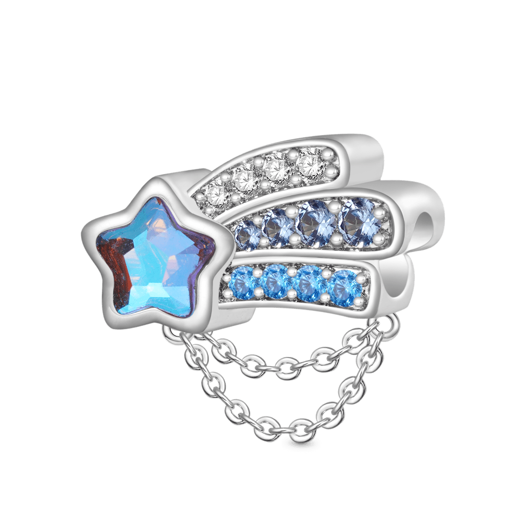 Aqua Blue Starfish Charm image number 0