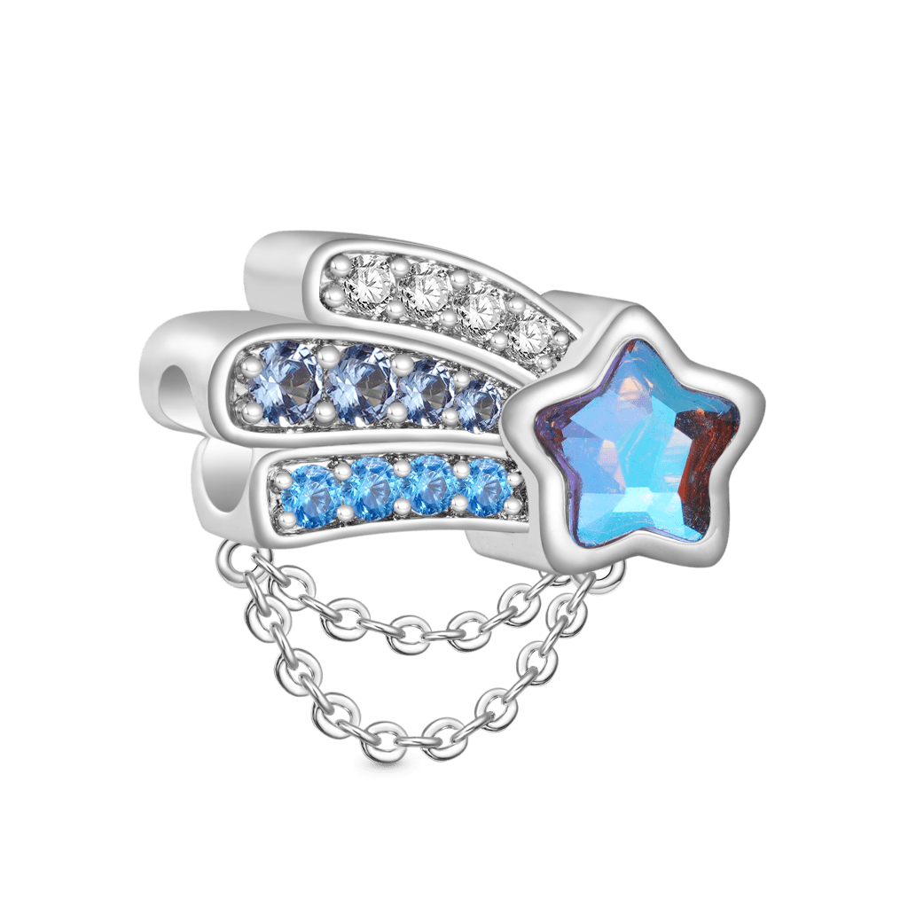 Aqua Blue Starfish Charm image number 1