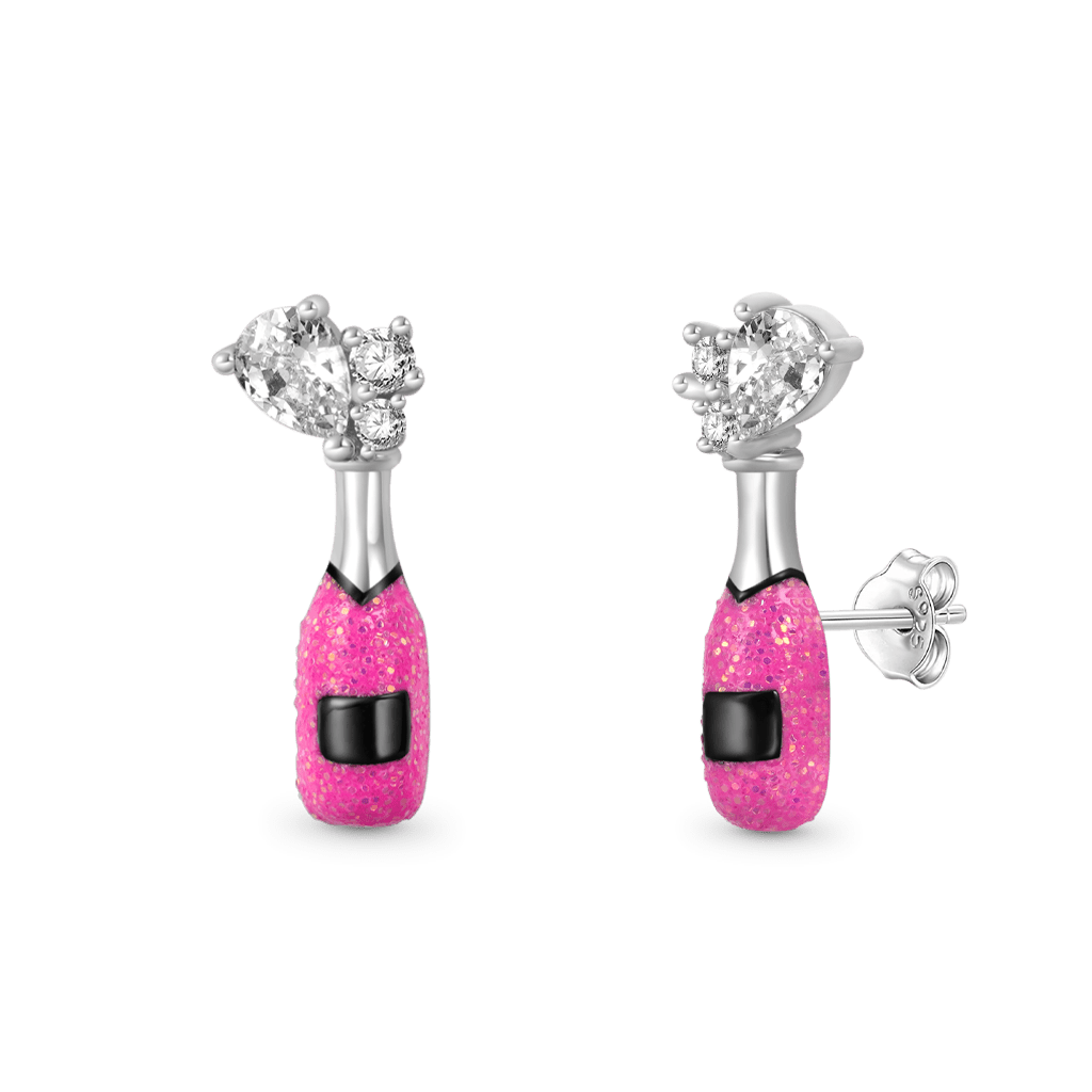 Champagne Stud Earrings image number 1