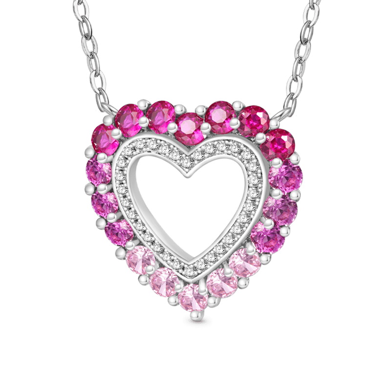 Heart Gradient Necklace image number 0