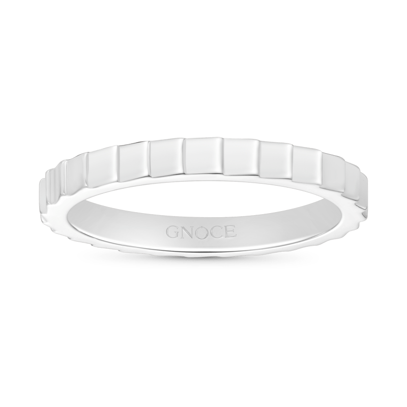 Vertical Stripe Band Ring image number 0