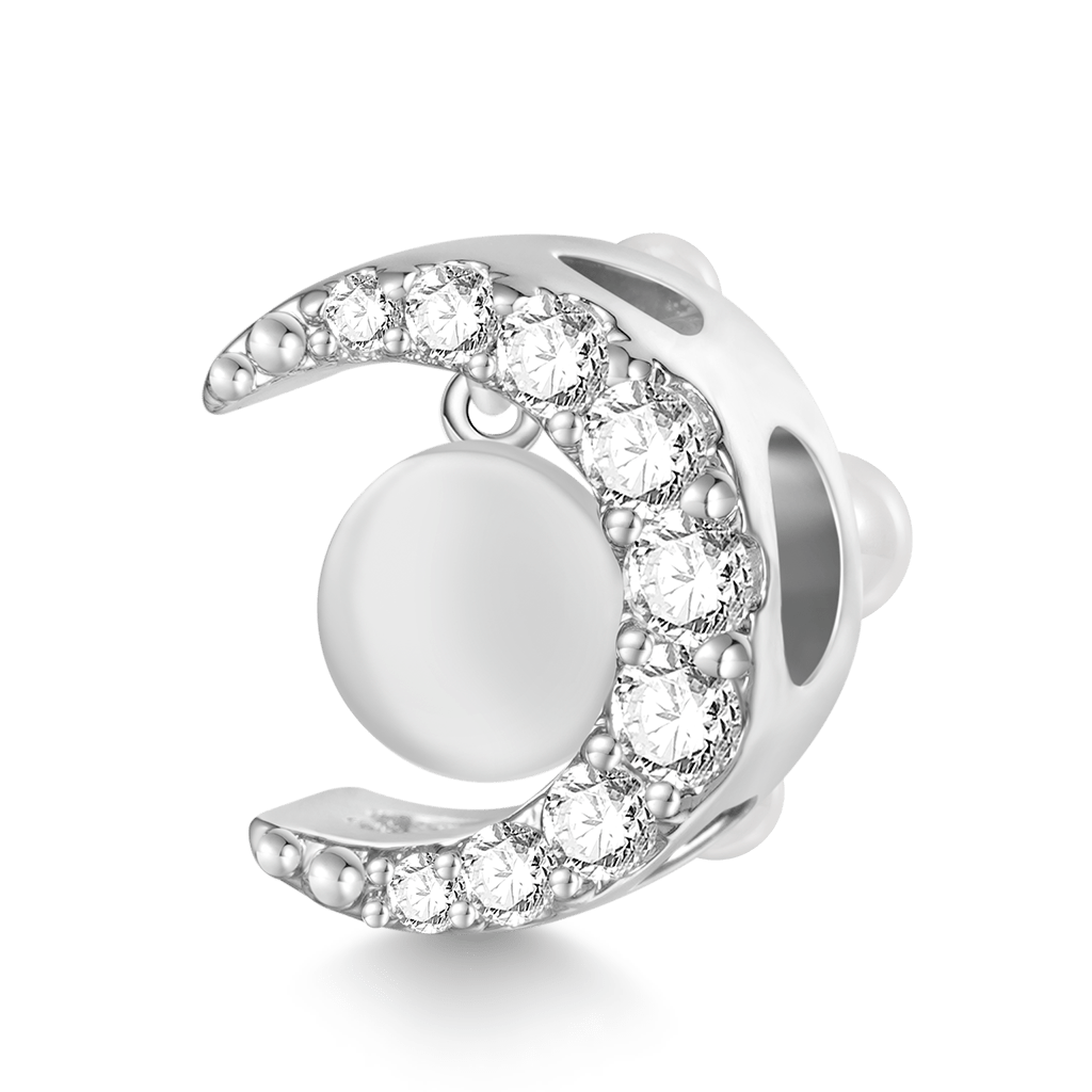 Pearl Moon Charm image number 1
