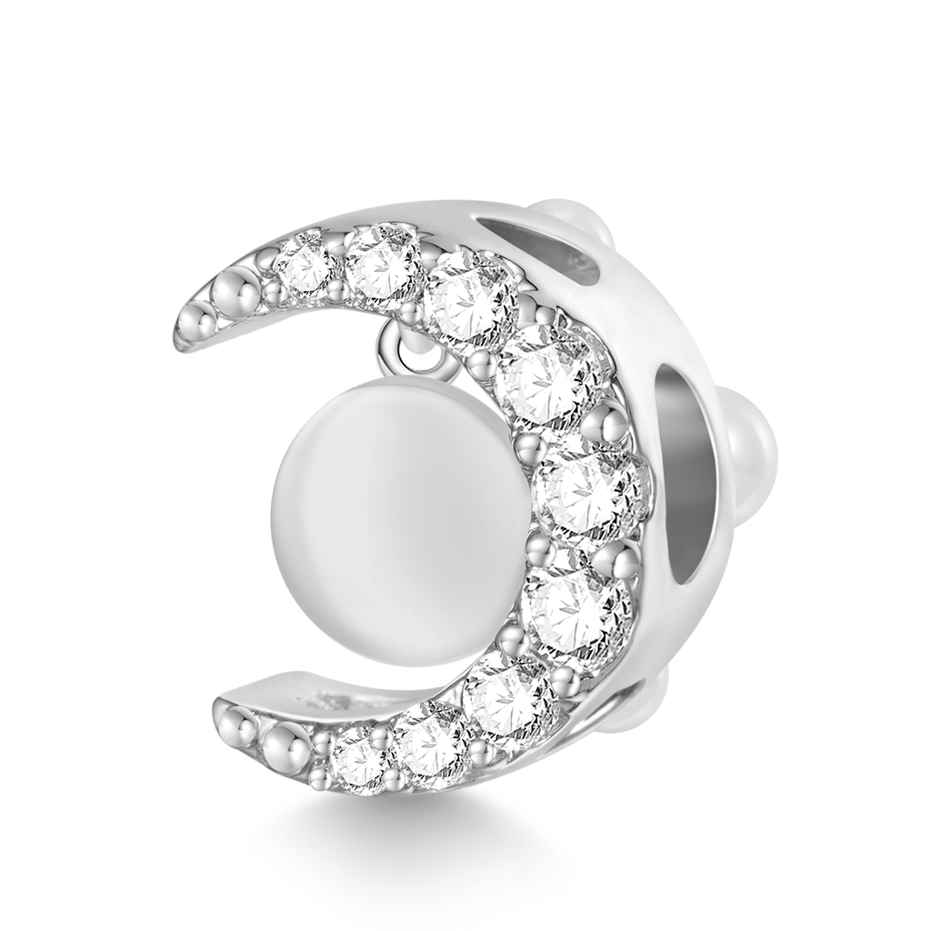Pearl Moon Charm image number 1