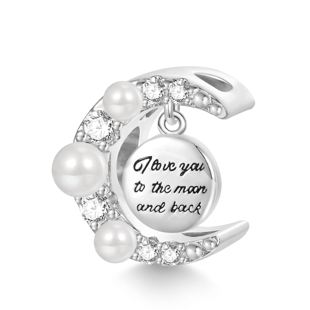 Pearl Moon Charm image number 0