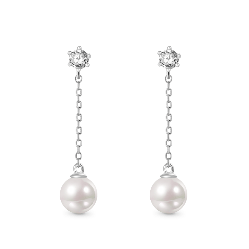 Pearl Stud Earrings image number 0