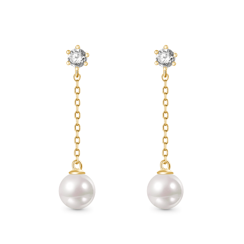 Pearl Stud Earrings image number 0