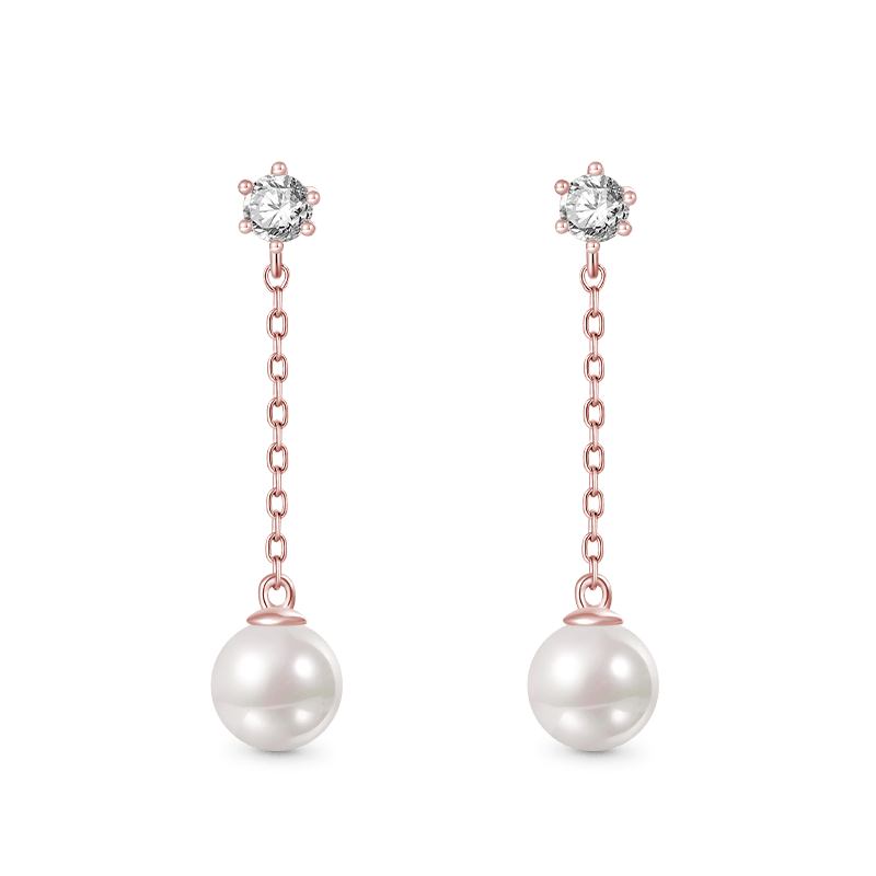 Pearl Stud Earrings image number 0
