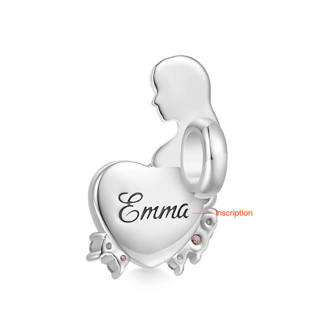 Engravable Maternity Photo Charm image number 1