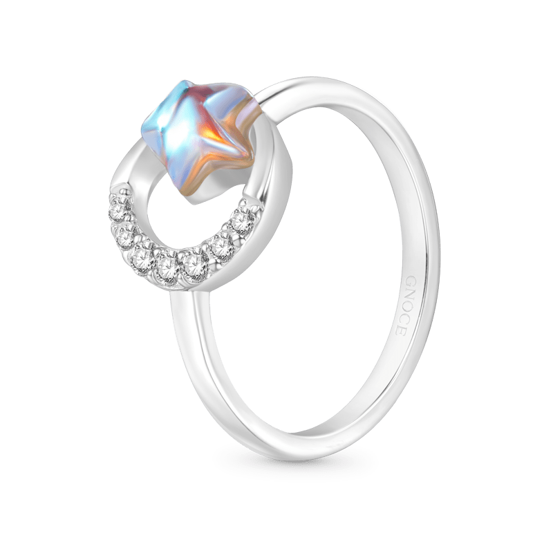 Star And Moon Ring image number 1