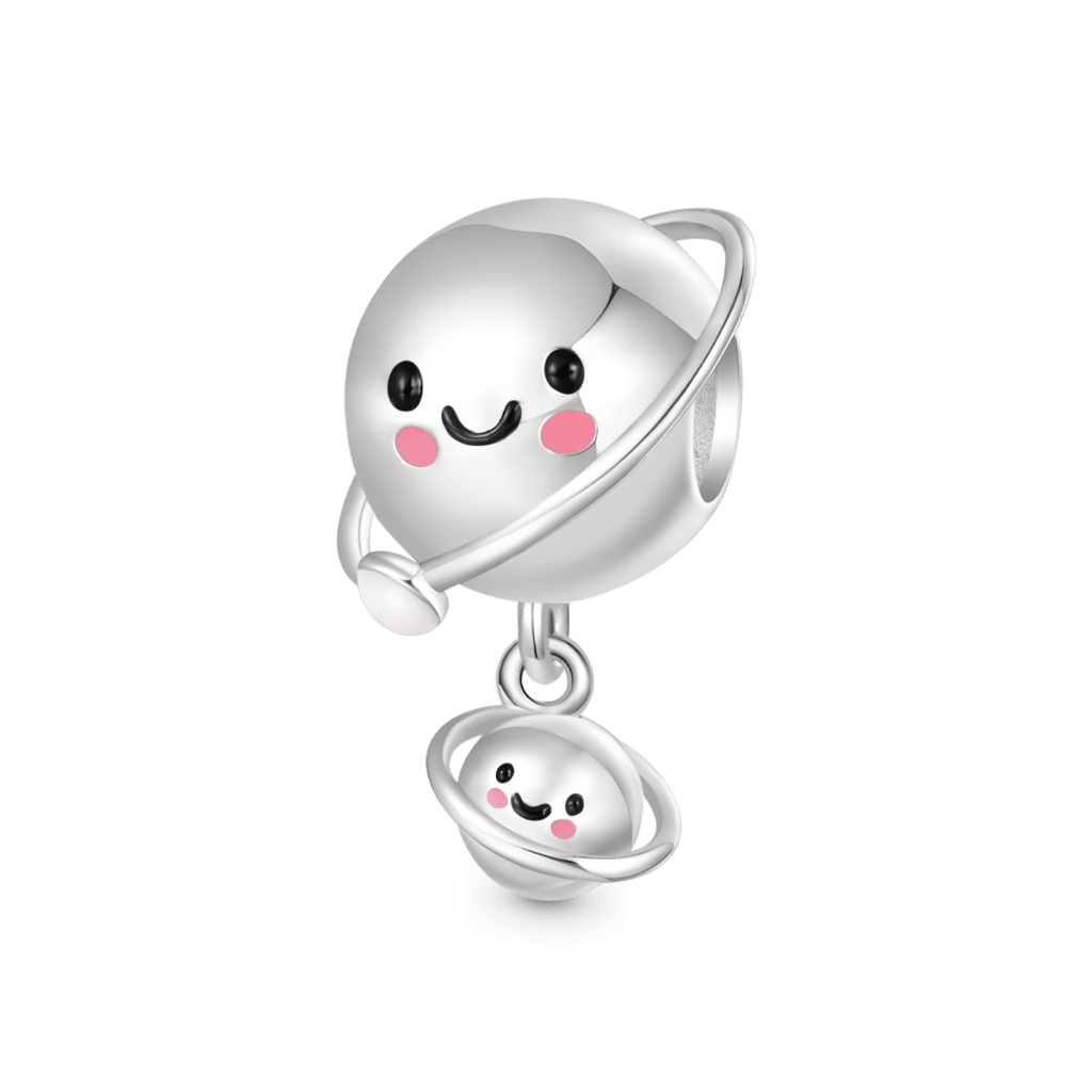 Mother Child Planet Charm image number 1