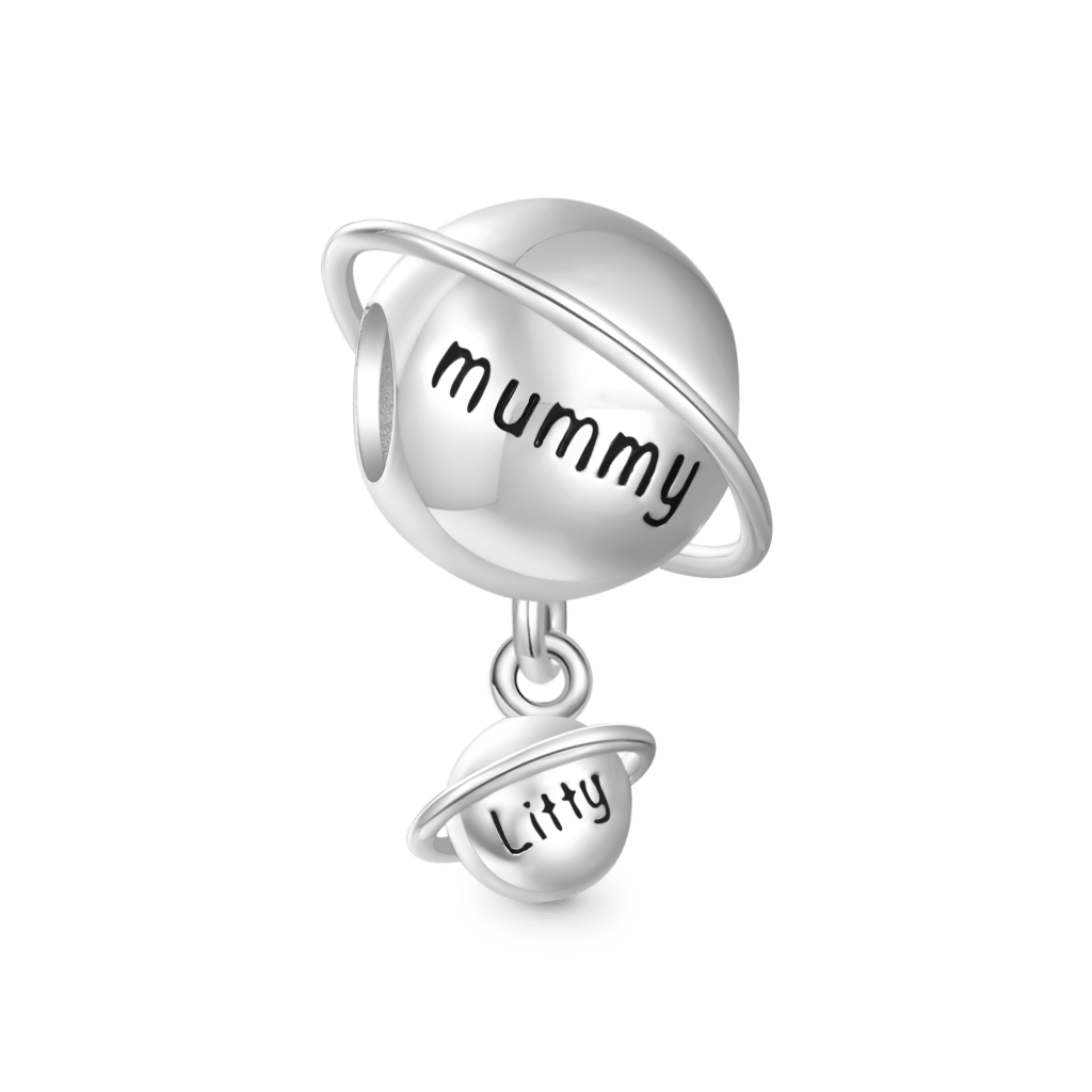 Mother Child Planet Charm image number 2