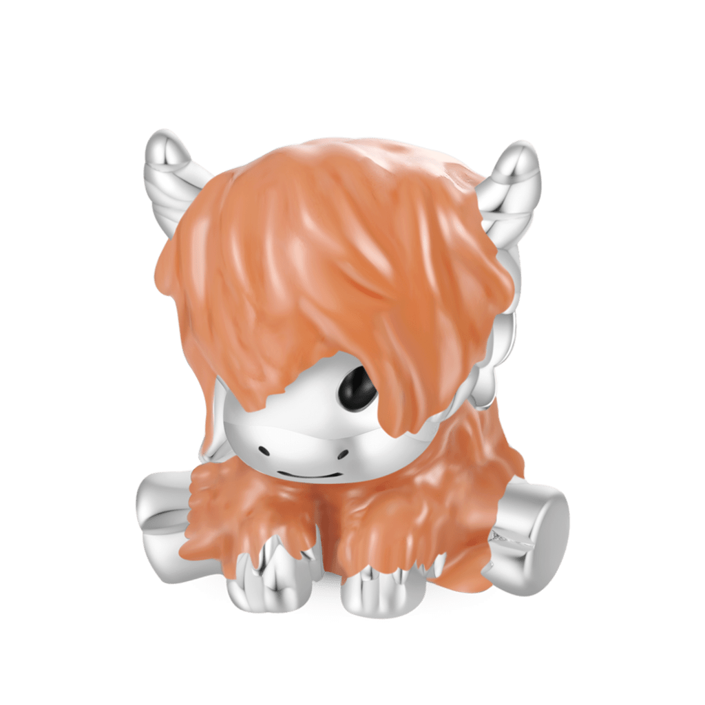 Rufous Highland Cow Charm image number 0