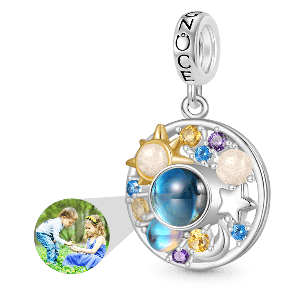 Star Moon Glow-in-the-Dark Pendant image number 1