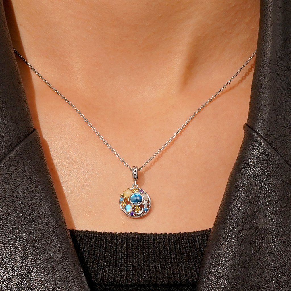 Star Moon Glow-in-the-Dark Pendant image number 3