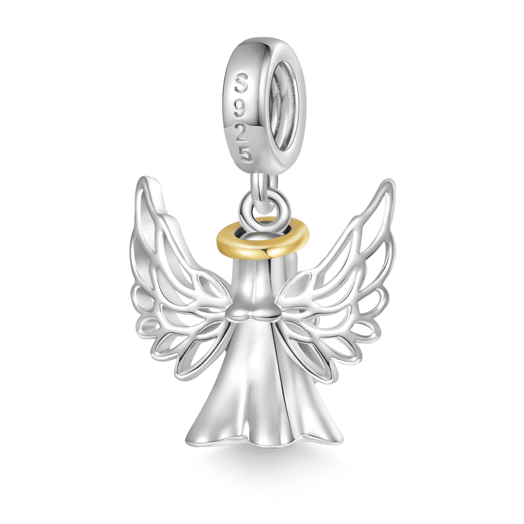 Angel Wings Birthstone Charm image number 2