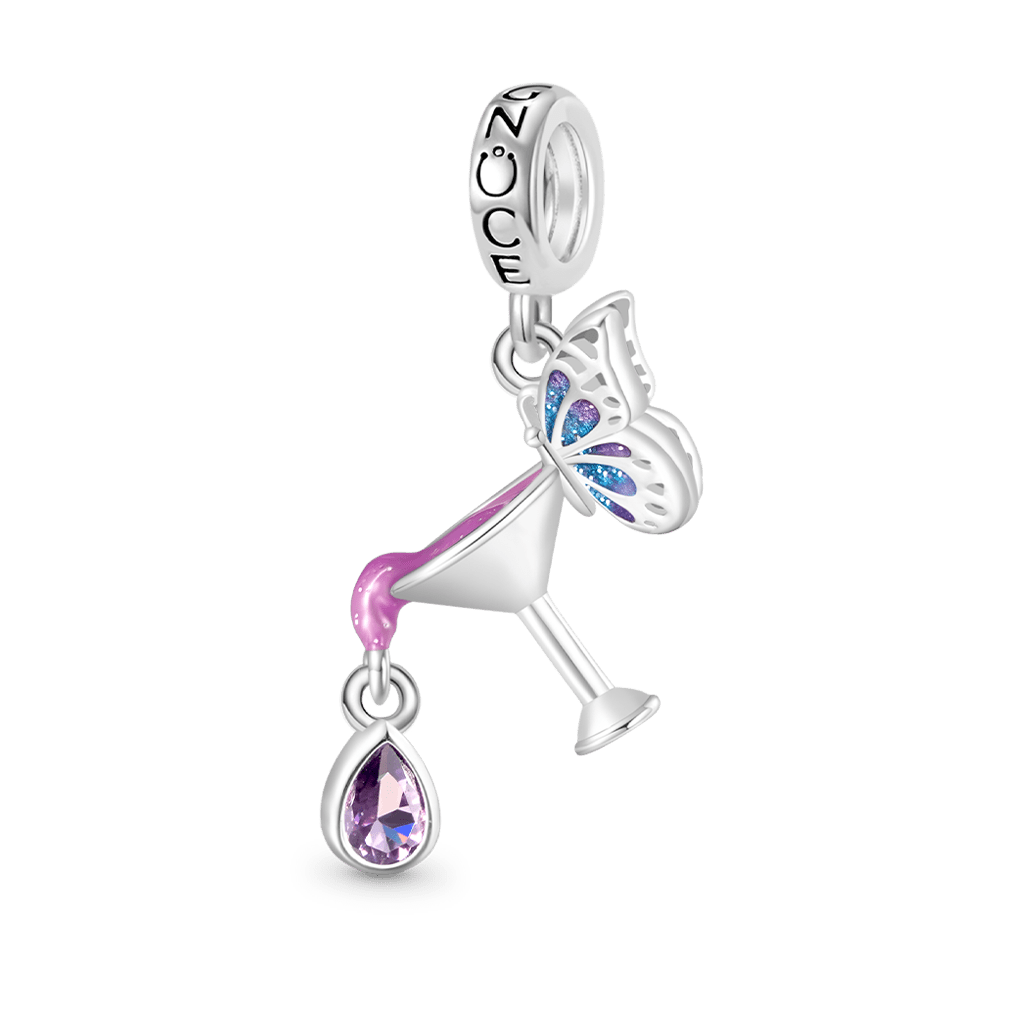 Cocktail Butterfly Pendant image number 0