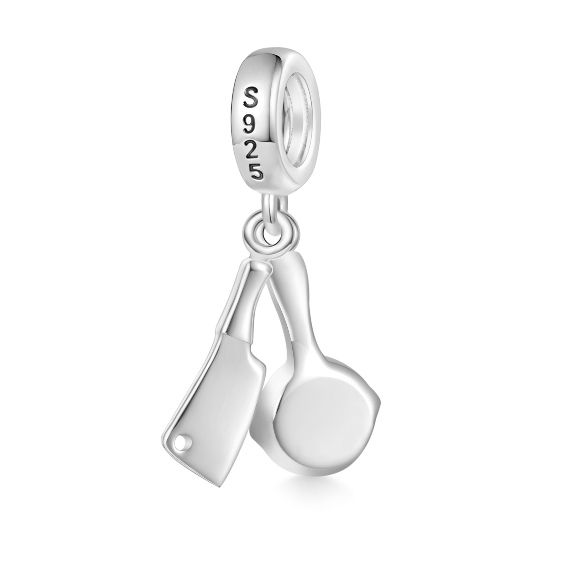 Frying Pan & Knife Pendant image number 1