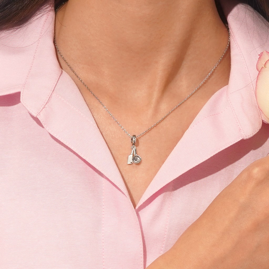 Frying Pan & Knife Pendant image number 4