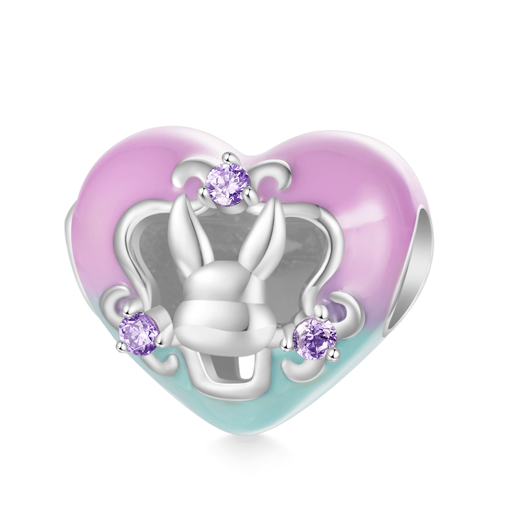 Easter Bunny Heart Charm image number 0
