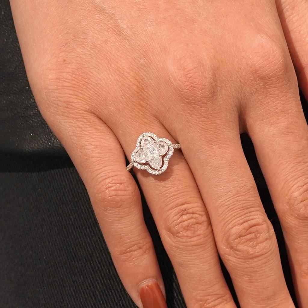 Diamond Cluster Ring image number 5