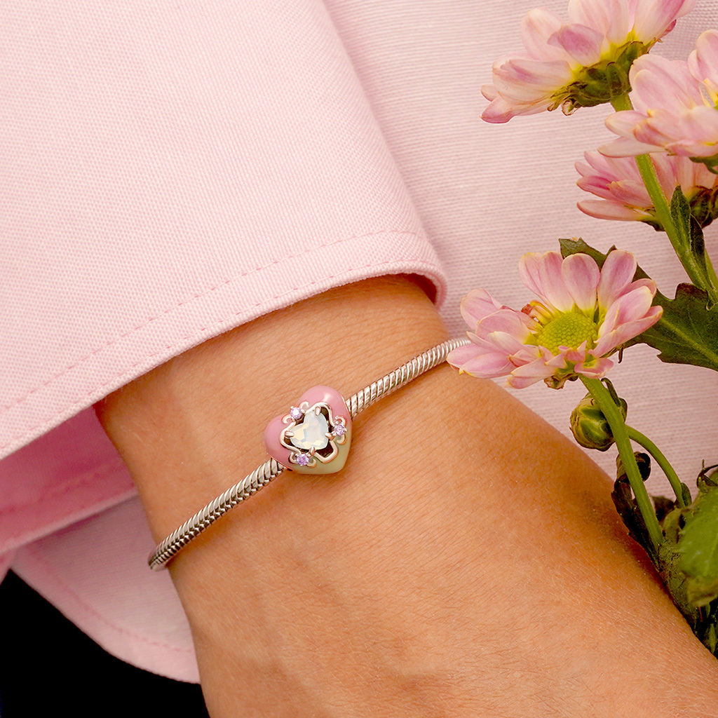 Easter Bunny Heart Charm image number 4