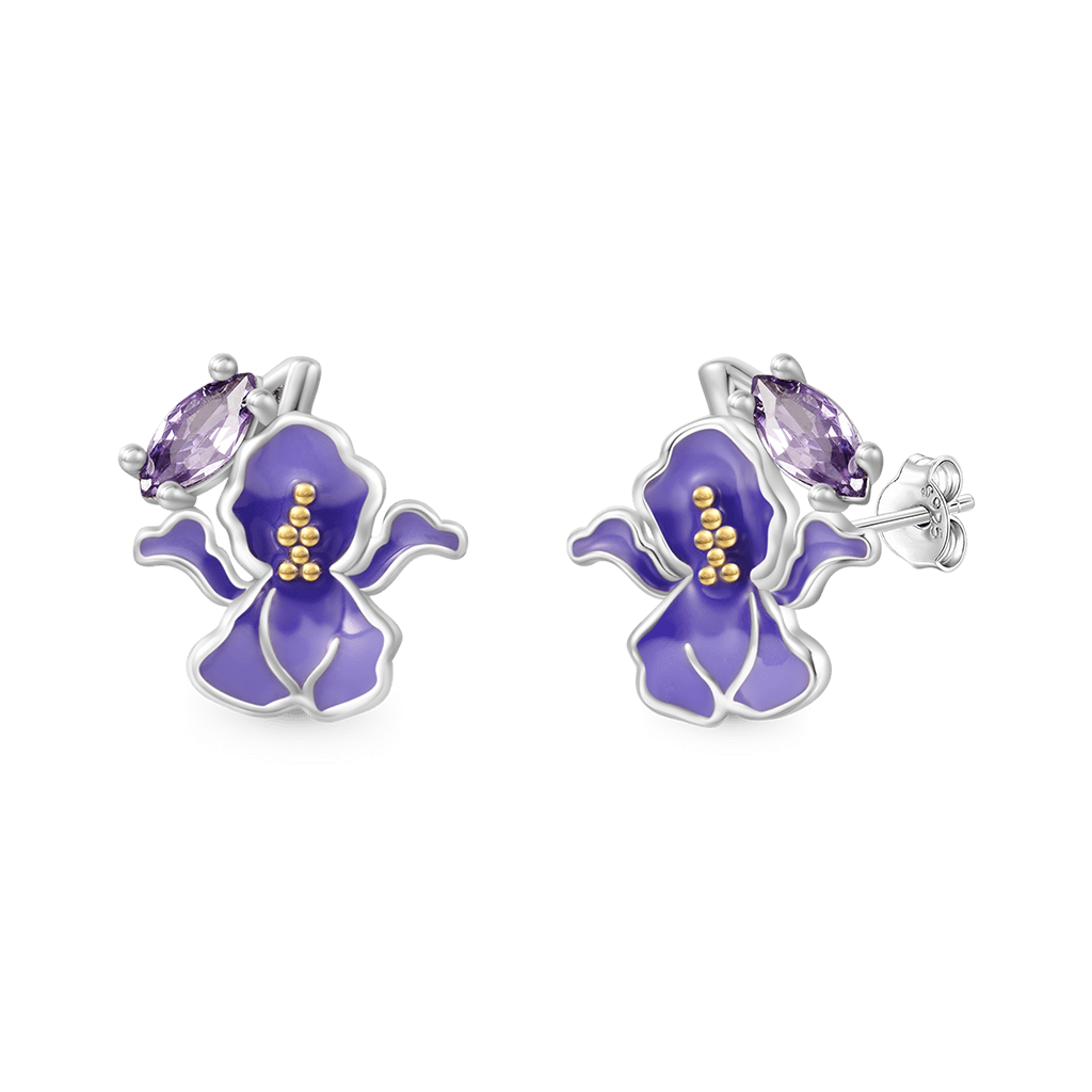 Iris Stud Earrings image number 1