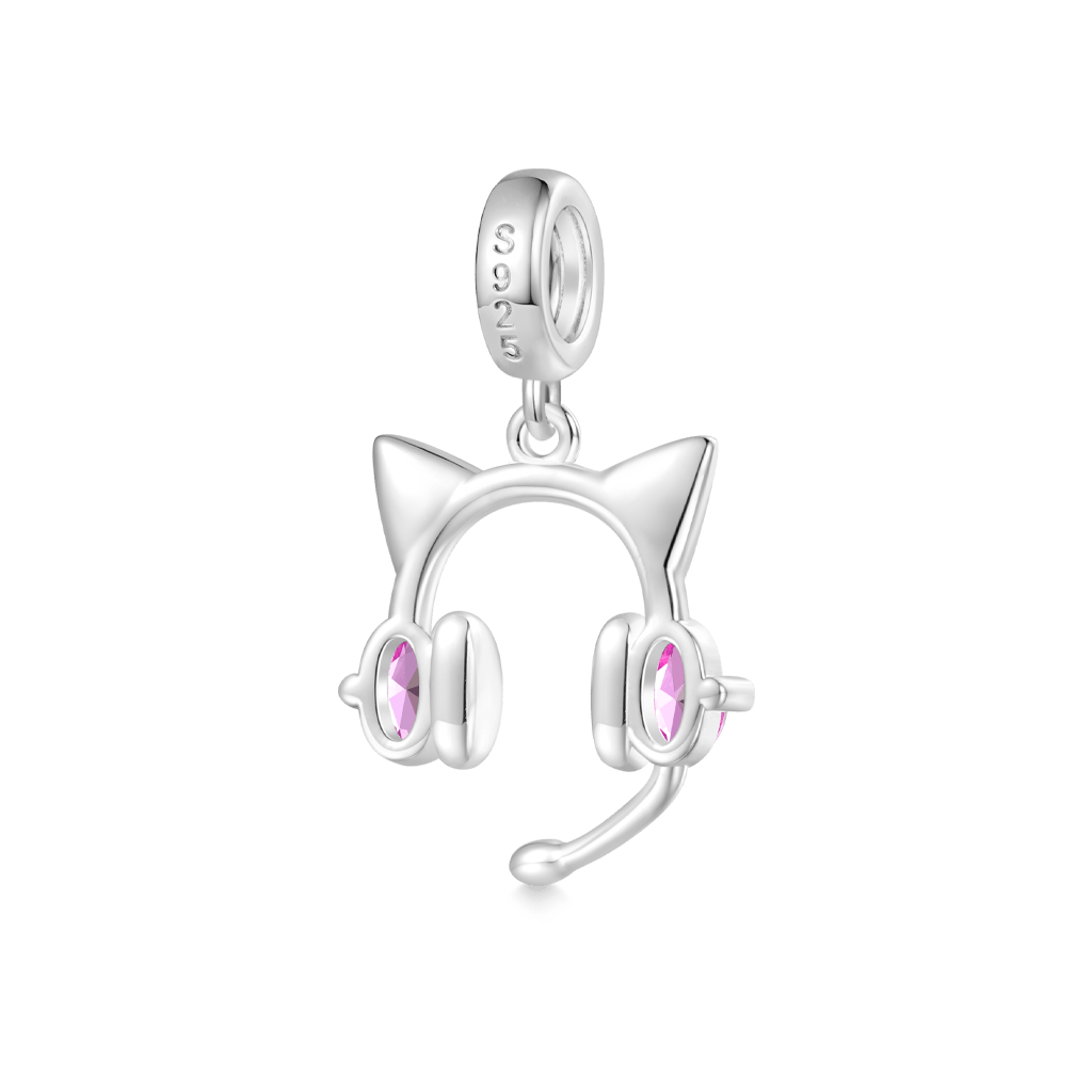 Cat Headphone Pendant image number 1