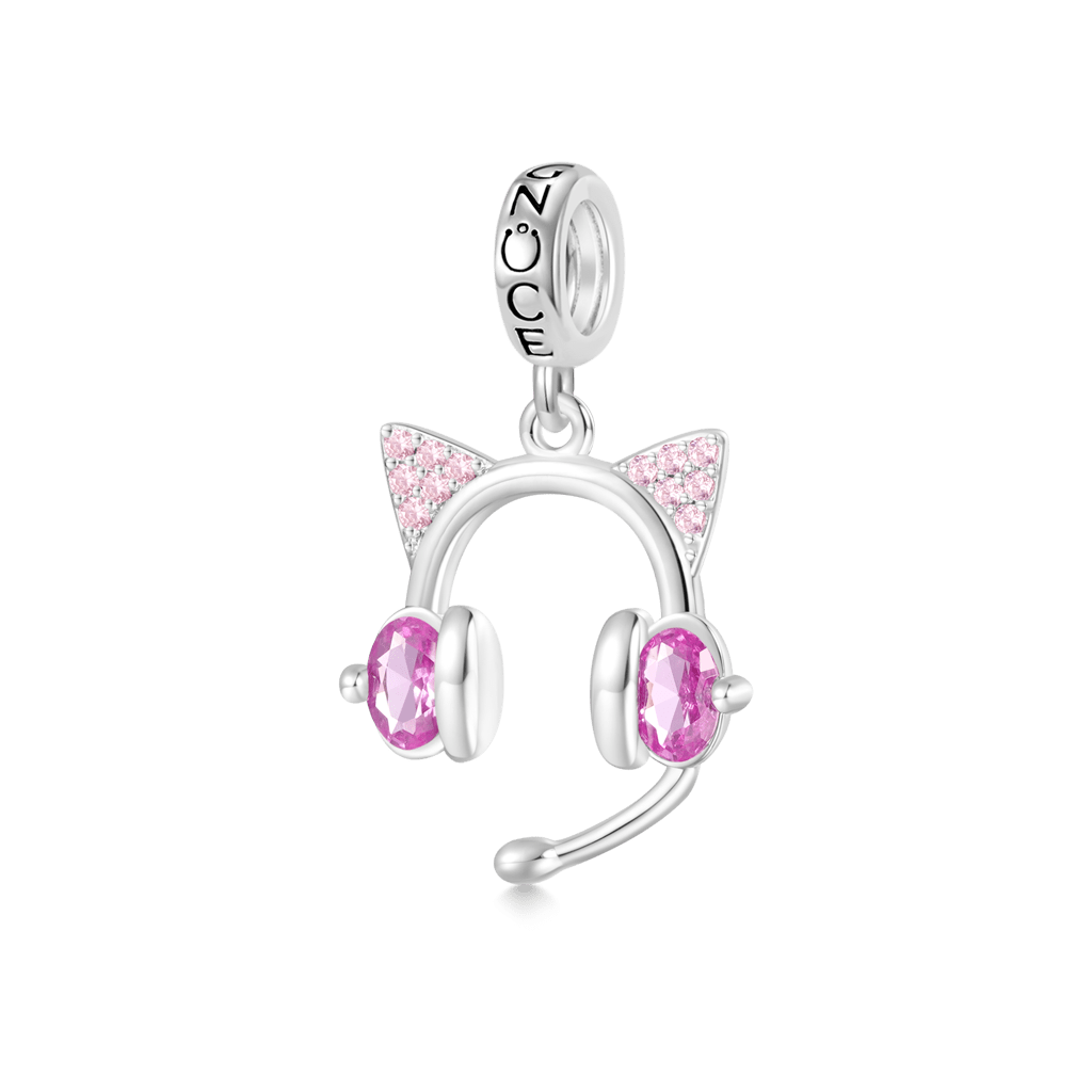 Cat Headphone Pendant image number 0