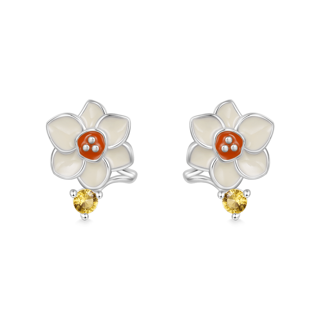 Narcissus Stud Earrings image number 0