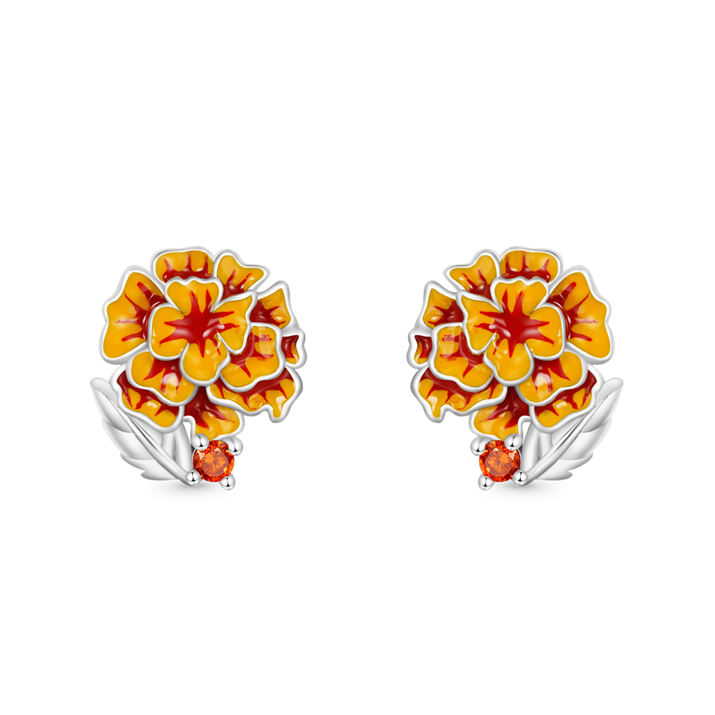Tagetes Erecta Stud Earrings image number 0