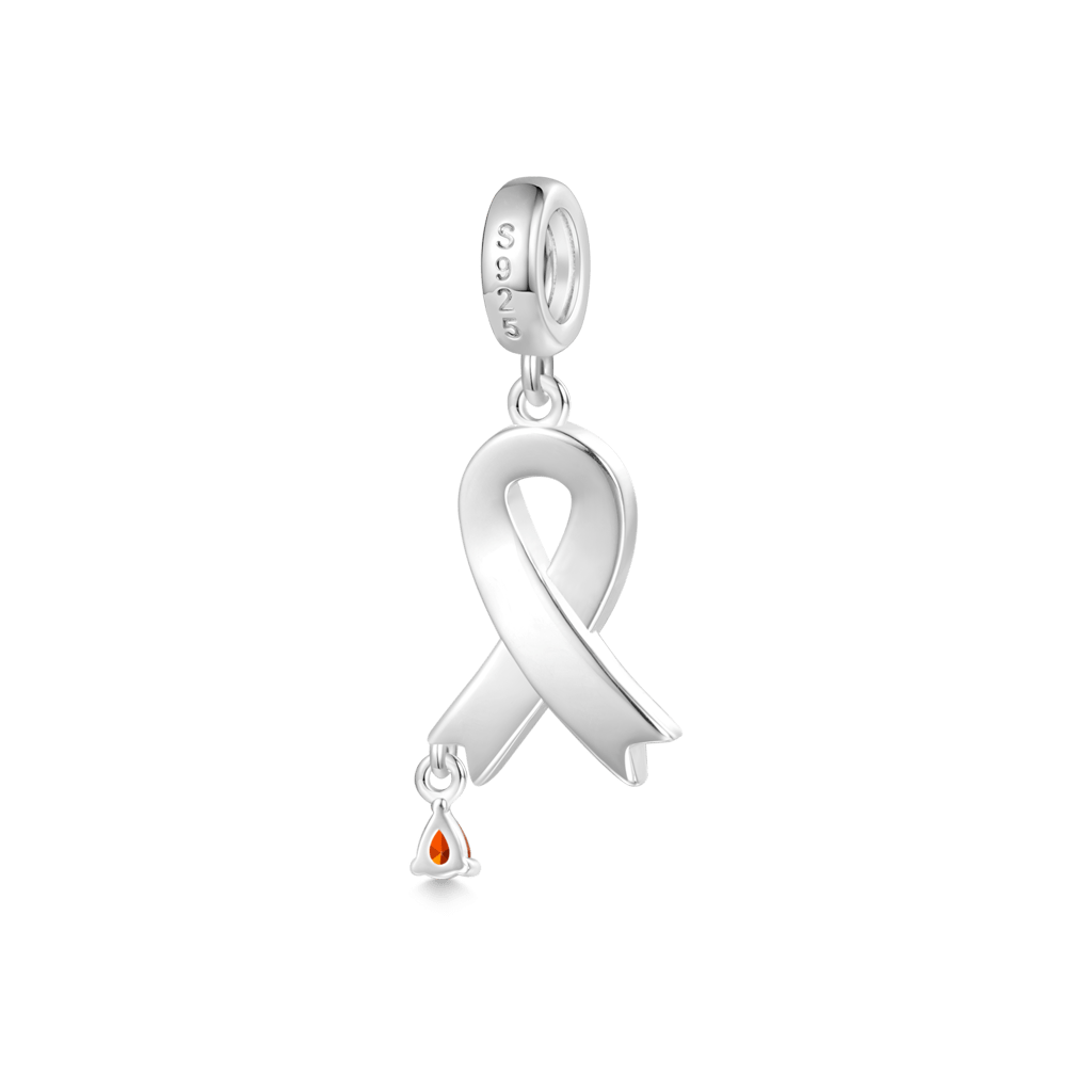 Awareness Blue Ribbon Pendant image number 1
