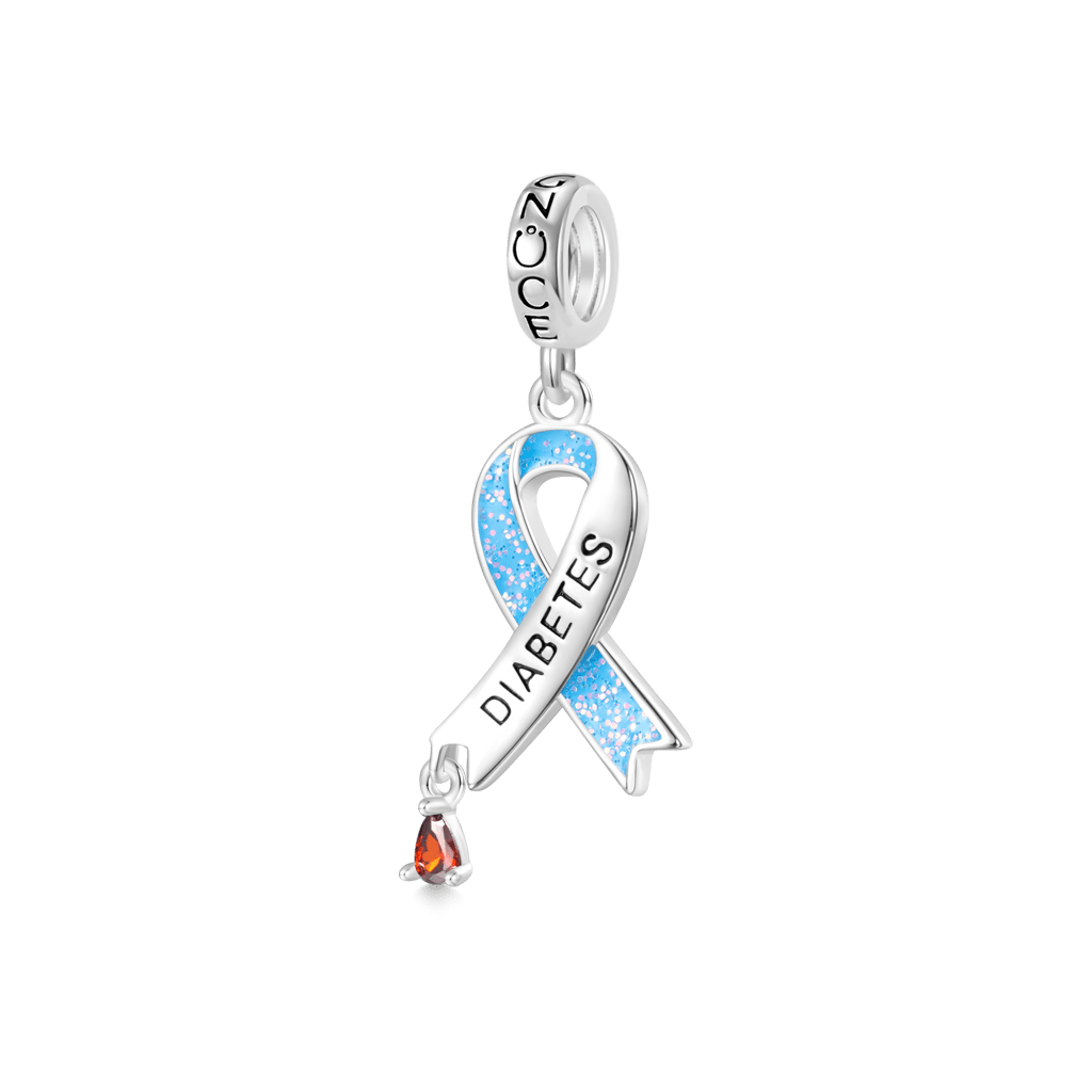 Awareness Blue Ribbon Pendant image number 0