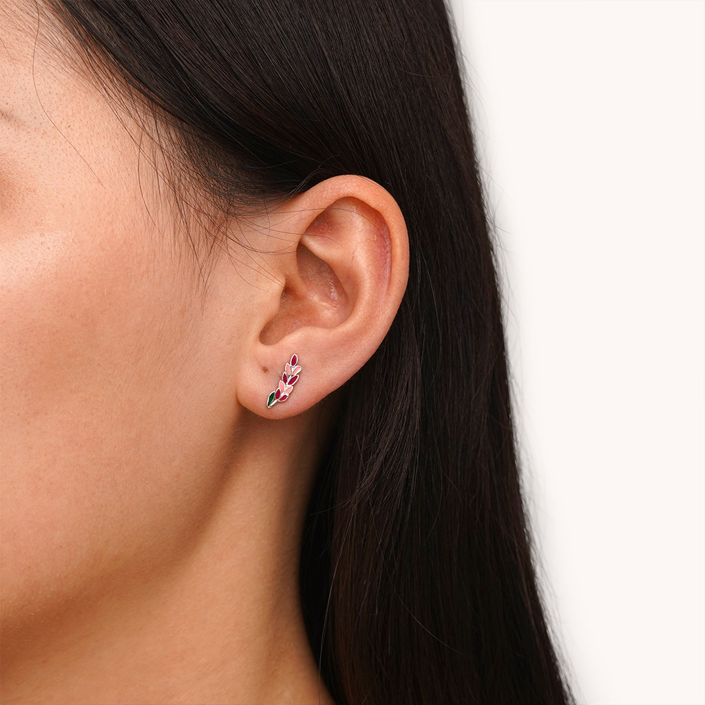 Lavender Stud Earrings image number 3