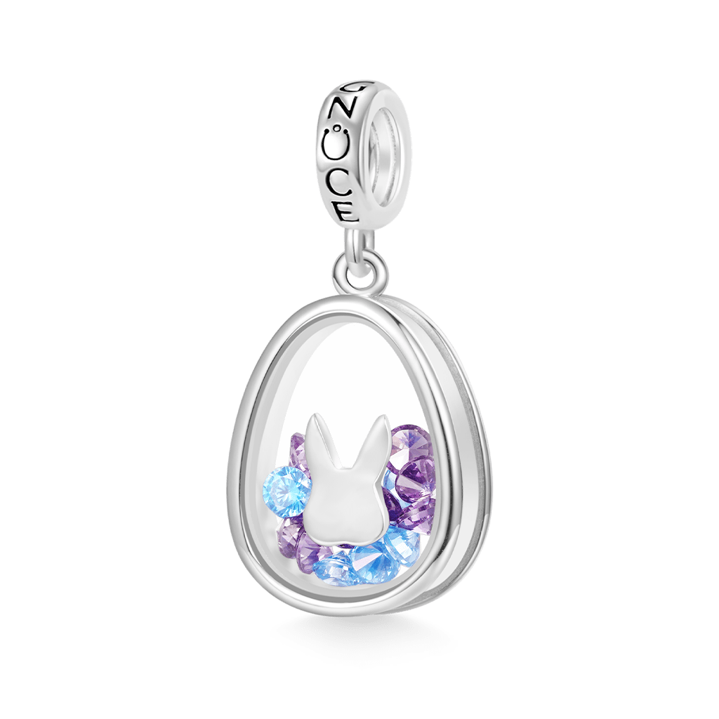 Bunny Egg-shaped Pendant image number 0