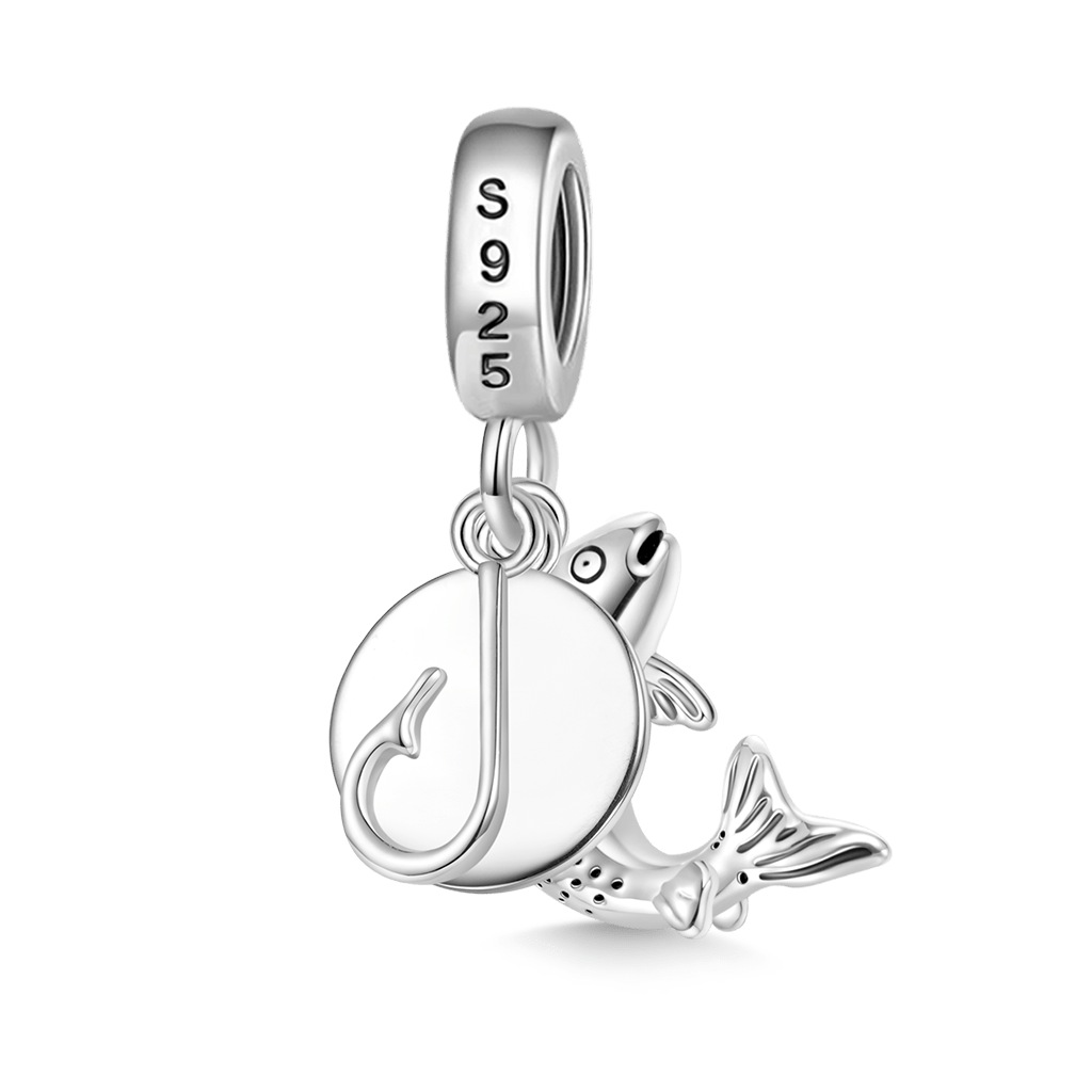 Engravable Fish Plate Pendant image number 2
