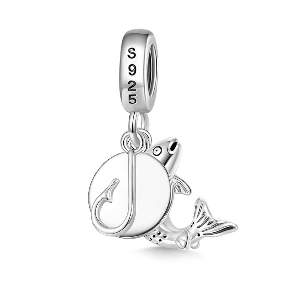 Engravable Fish Plate Pendant image number 2