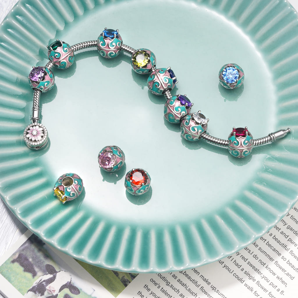 Easter Egg Birthstone Charm image number 3