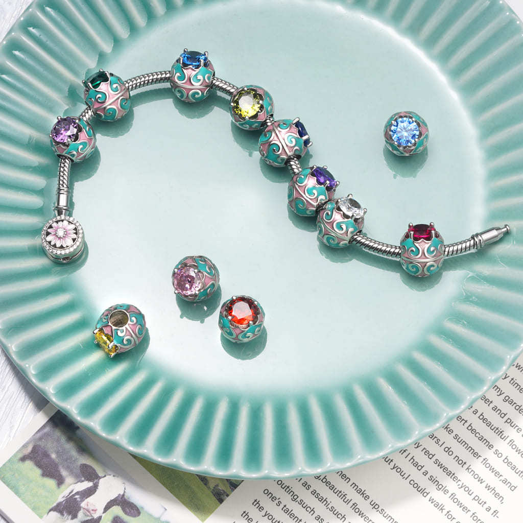 Easter Egg Birthstone Charm image number 3